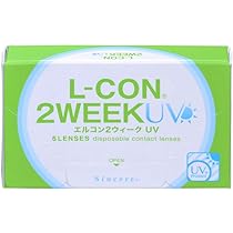 Amazon | [6枚入り] クリアコンタクトレンズ エルコン2Week UV